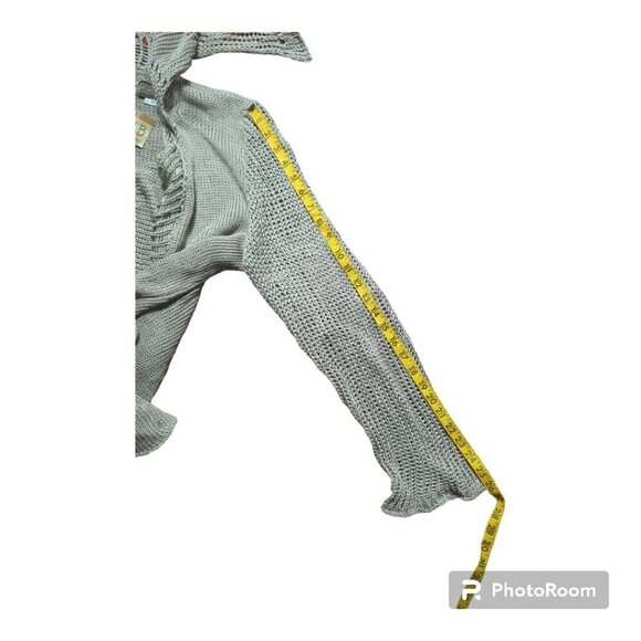 Design B Women's Knitted Sweater Color Tan Size XXL 100% Linen - Picture 5 of 6